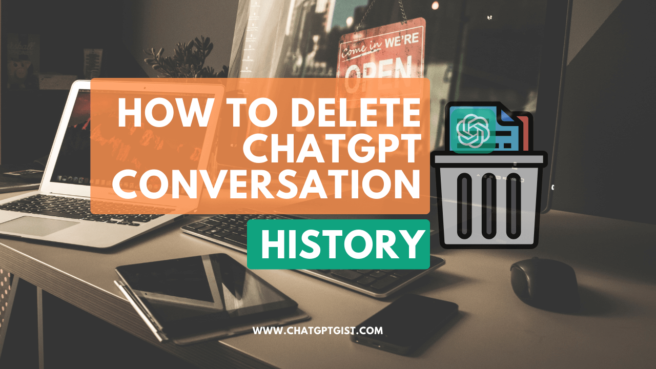 how to delete chatgpt conversations