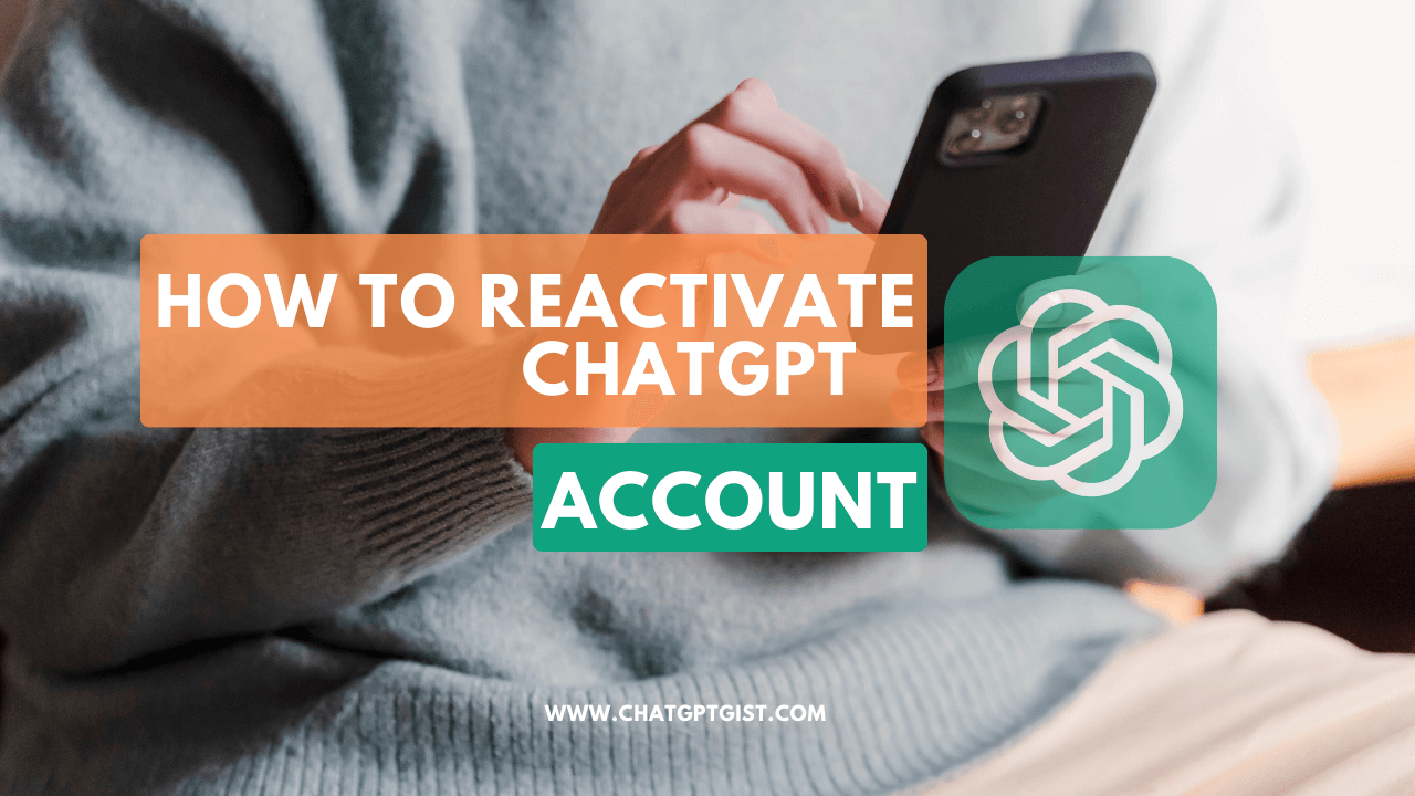 reactivate chatgpt account
