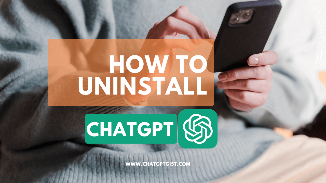 how to uninstall chatgpt